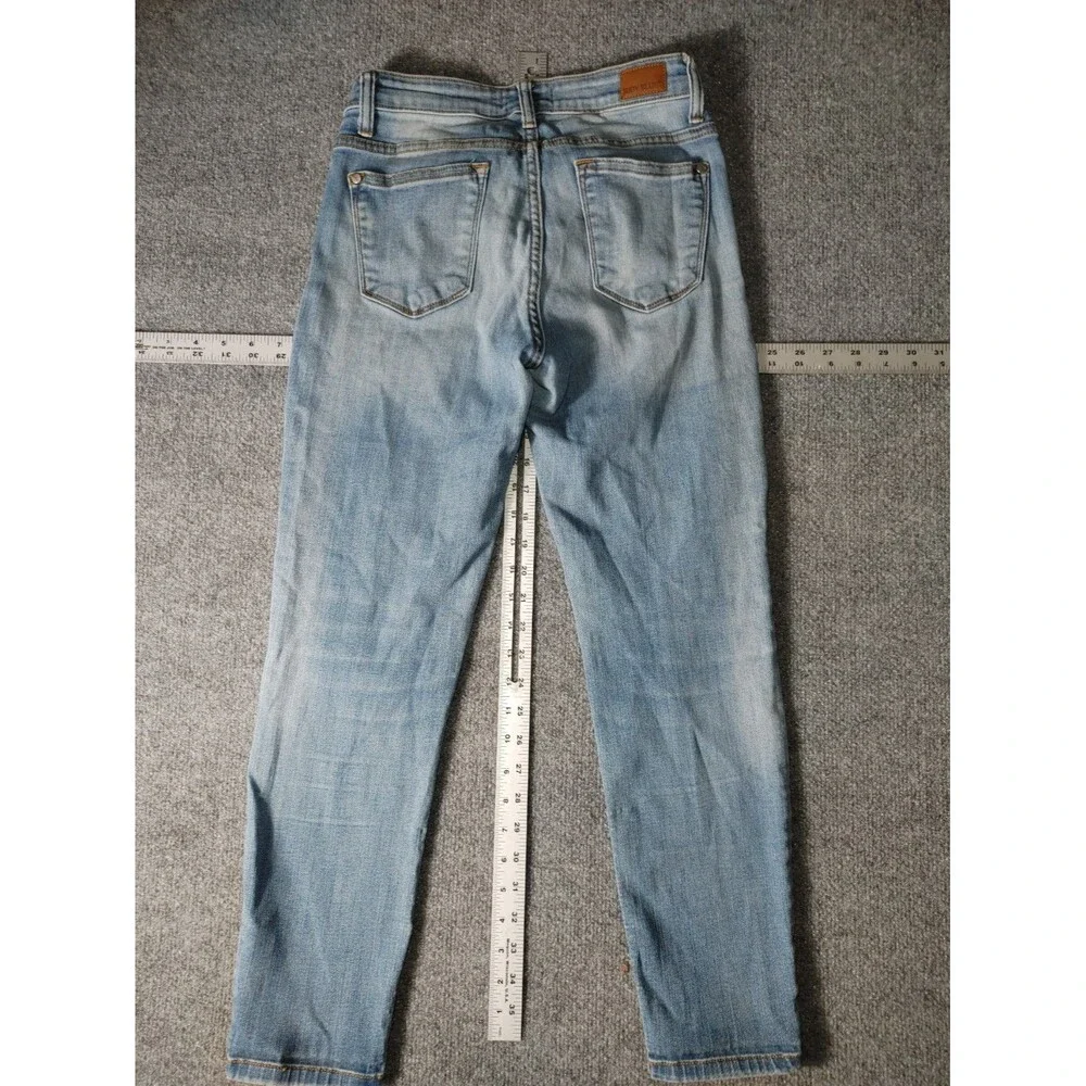 Judy Blue Jeans Women’s 7/28 Washed Skinny Mid Rise Stretch Casual USA Made - Picture 4 of 5